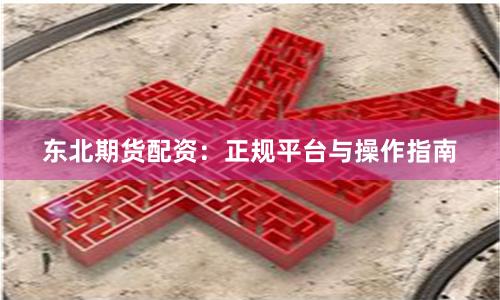 东北期货配资：正规平台与操作指南